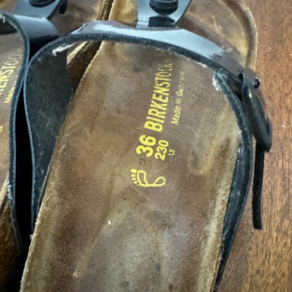 Birkenstock Black and Brown Sandals - Picture 8 of 9